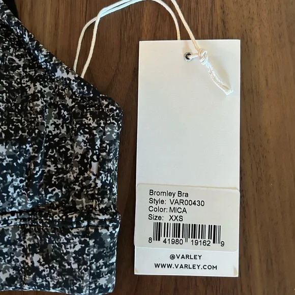 VARLEY BROMLEY SPORTS BRA SIZE XXS NWT - Picture 7 of 11